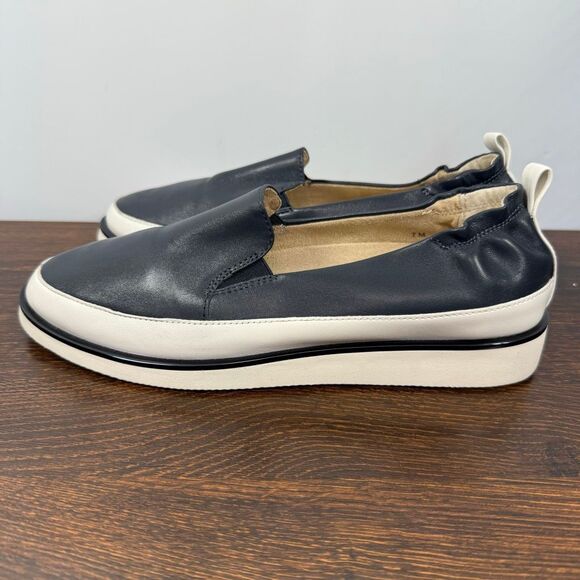 Vaneli Sport Quin Women’s navy nappa blue white slip on shoe size 7M - Picture 3 of 8